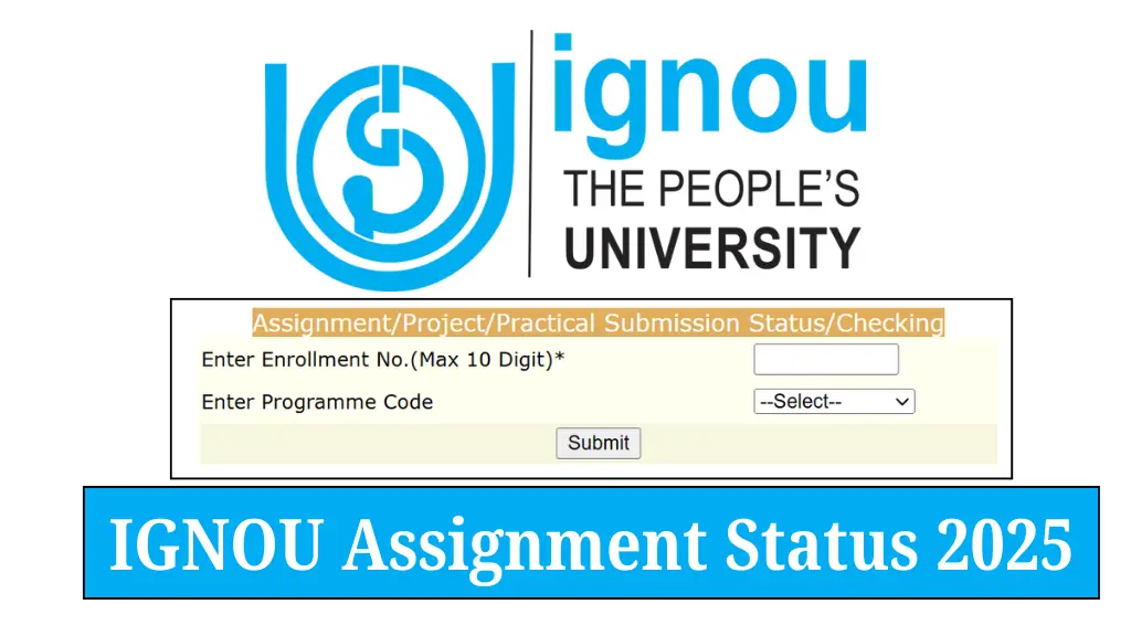 IGNOU Assignment Status 2025